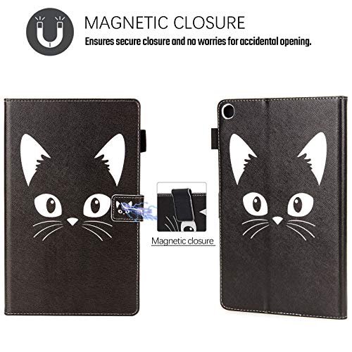 Dteck (2019) Galaxy Tab A 10.1 Case (Model SM-T510/T515) - PU Leather Protective Folio Case with [Adjustable Viewing Angles] Cute Stand Cover for Samsung Galaxy Tab A 10.1 inch 2019 Released, Mew - Image 3