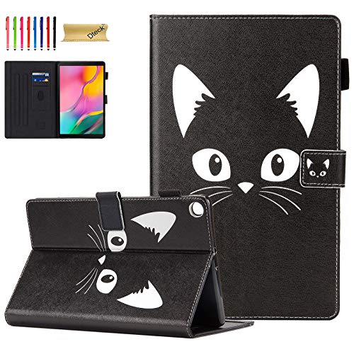 Dteck (2019) Galaxy Tab A 10.1 Case (Model SM-T510/T515) - PU Leather Protective Folio Case with [Adjustable Viewing Angles] Cute Stand Cover for Samsung Galaxy Tab A 10.1 inch 2019 Released, Mew - Image 1