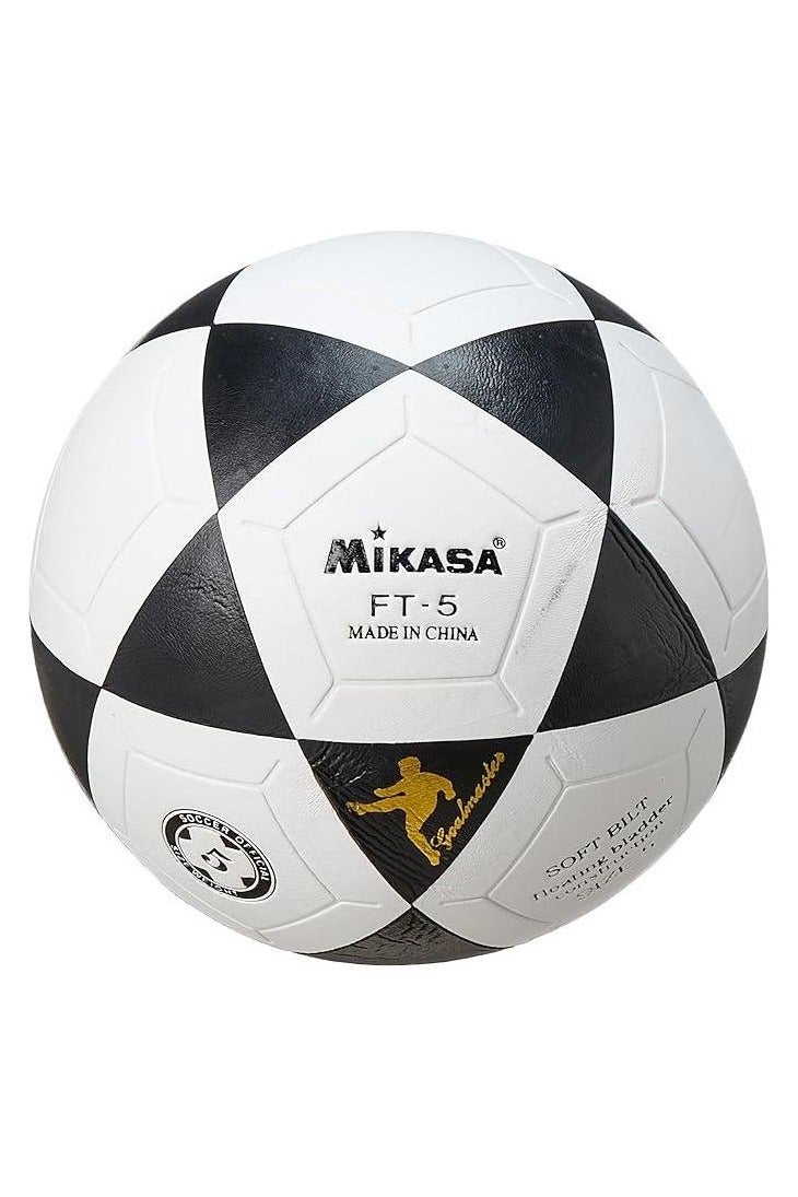 Mikasa Size 5 Football – Multi-Color Design – Deflated for Easy Storage – Durable Training Ball - Image 1