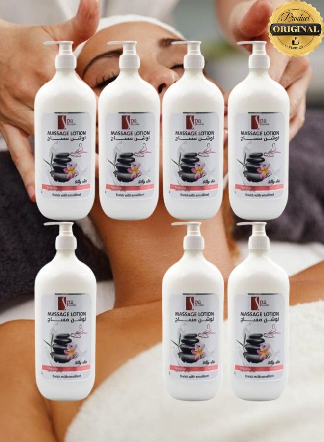 Spa System 7 Pieces Massage Lotion Natural Enrich With Emollient - Image 1