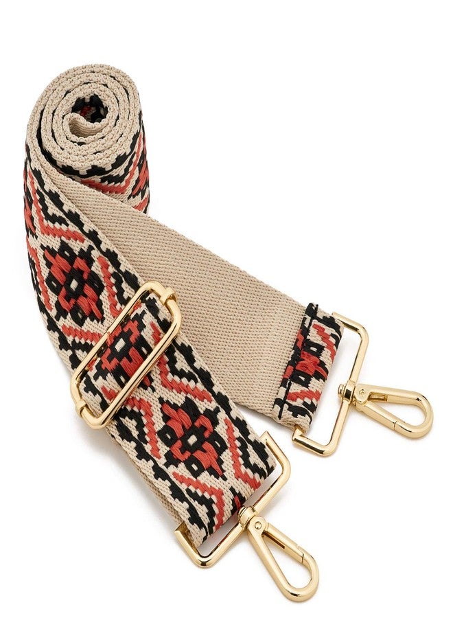 ZOOEASS Wide Shoulder Strap (Extra Long),Adjustable Replacement Belt Guitar Style Crossbody Bag Handbag Strap Multicolor Canvas Straps(wide:1.97"(5CM)) (Color19) - Image 1