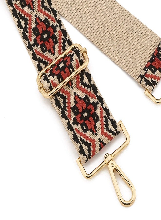 ZOOEASS Wide Shoulder Strap (Extra Long),Adjustable Replacement Belt Guitar Style Crossbody Bag Handbag Strap Multicolor Canvas Straps(wide:1.97"(5CM)) (Color19) - Image 3