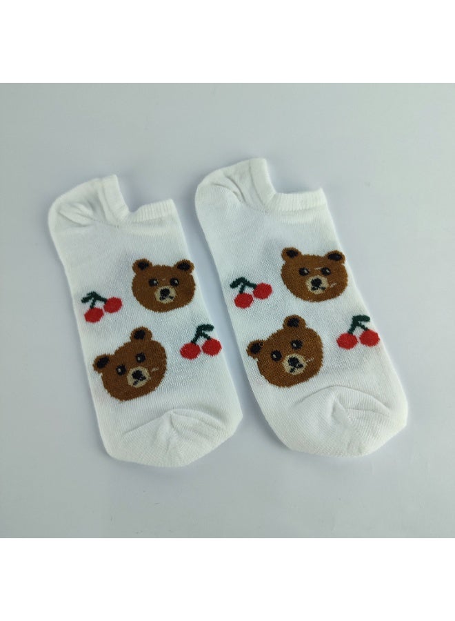 2 زوج من الشرابات النسائى القصيرة -خامة قطن عالية الجودة - Image 4