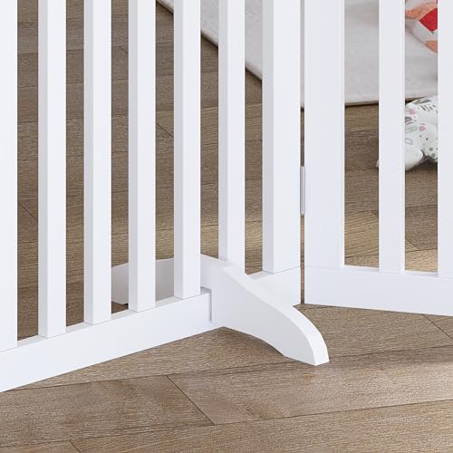 PAWLAND Support Feet for 360 Degree Configurable Dog gate Gate Collection (White) - Image 2