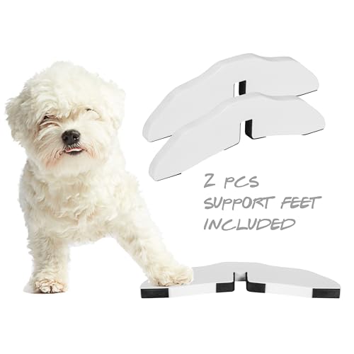 PAWLAND Support Feet for 360 Degree Configurable Dog gate Gate Collection (White) - Image 3