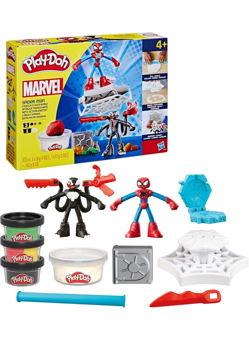 بلاي دوه مجموعة لعب مارفل سبايدرمان من بلاي دوه - ألعاب خيالية للأطفال - Image 1