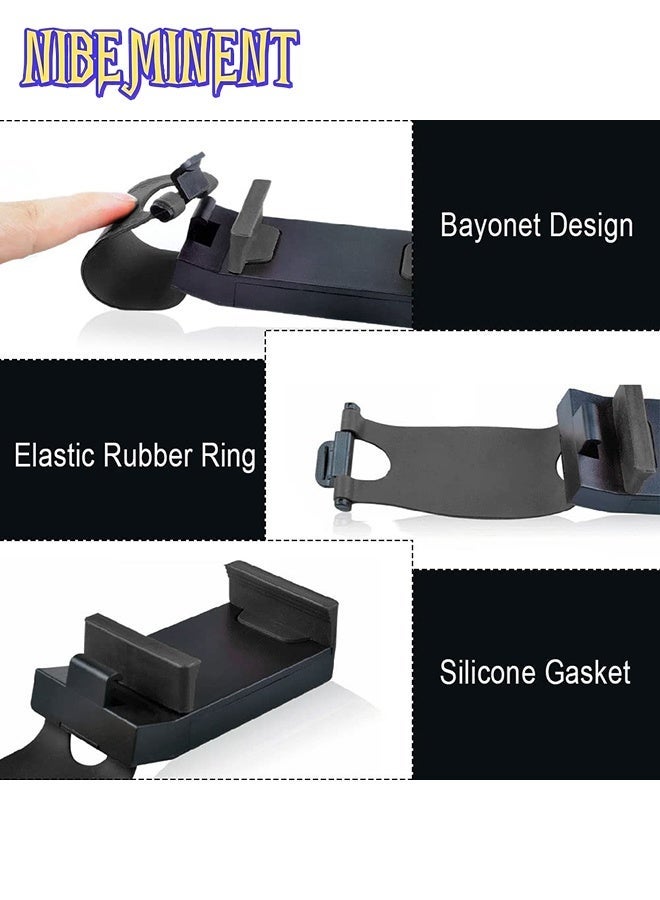 NIBEMINENT Universal Car Phone Holder - Adjustable Car Cradle, Universal Mobile Phone Mount, Hands Free Automobile Cell Phone Holder ,Durable and Easy to Use (Black) - Image 4