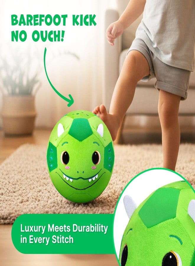JoyCat Silent Indoor Soccer Ball for Toddlers 1-3, Dinosaur Soft Plush Baby Toddler Soccer Ball Toys Gifts for 1 2 3 4 5 Year Old Boy Girl Birthday Gifts - Image 3