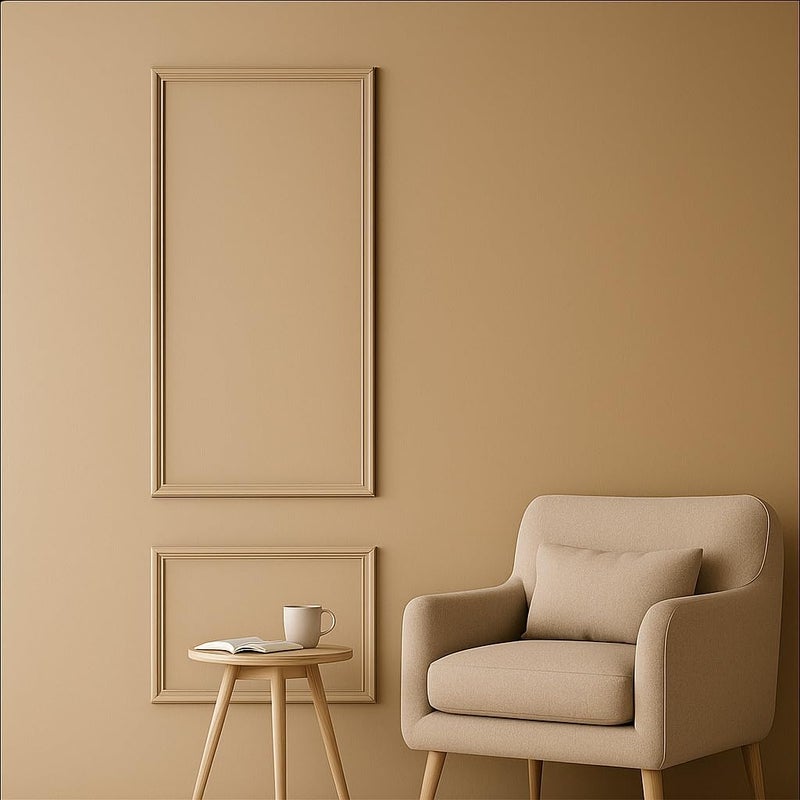 Birdeco Wall Molding Kit Set Installed with Glue Ready to Assemble PreCut Panels 1 Top 1 Bottom Frames