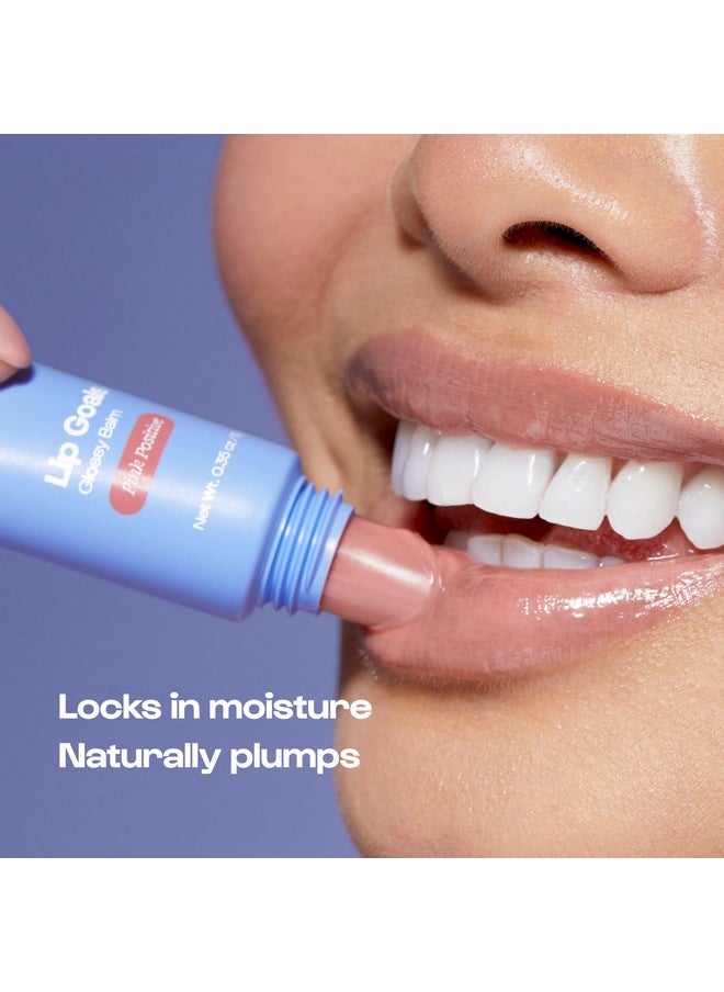 ALLEYOOP Glossy Lip Balm Lip Goals Dare To Bare (Sheer Rosy Brown) Hydrating & Moisturizing Lip Care For Cracked Lips Natural Plumping Lip Moisturizer That Smooths Soothes & Protects Vegan  - Image 4
