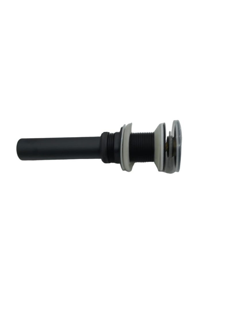 "Matte Black Bathroom Sink Drain without Overflow: Rustproof All-Metal Pop-Up Drain Stopper for Vessel Sinks" - Image 5