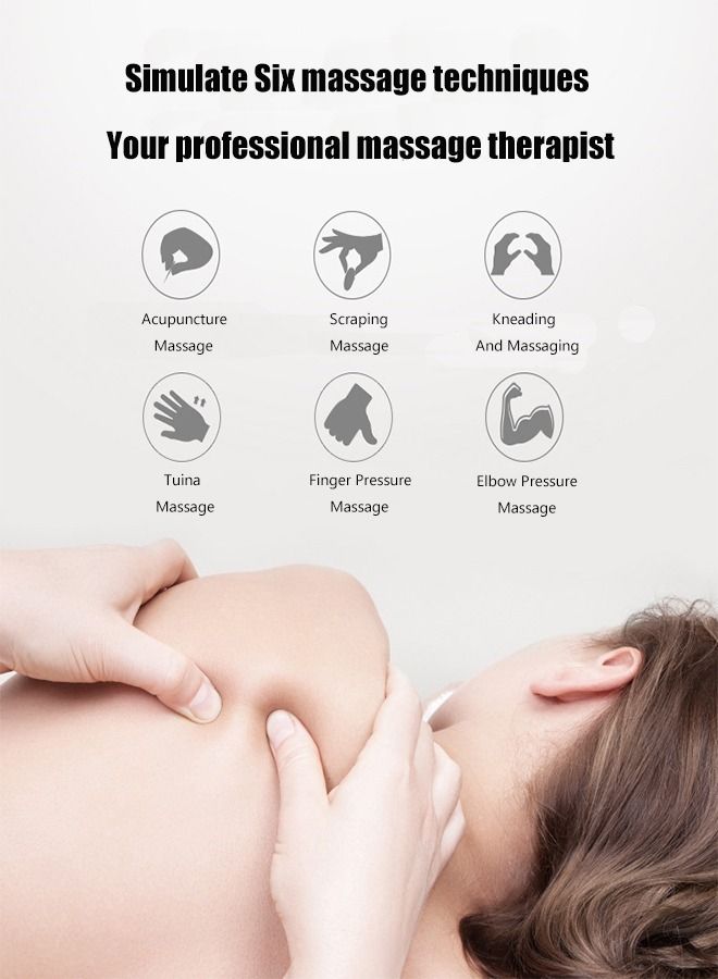 KASTWAVE Cervical Vertebra Massager Easy To Operate Small And Portable,Used To Relieve Thermal Fatigue And Pain Neck Deep Tissue Massage To Promote Blood Circulation Deep Muscle Relaxation - Image 2