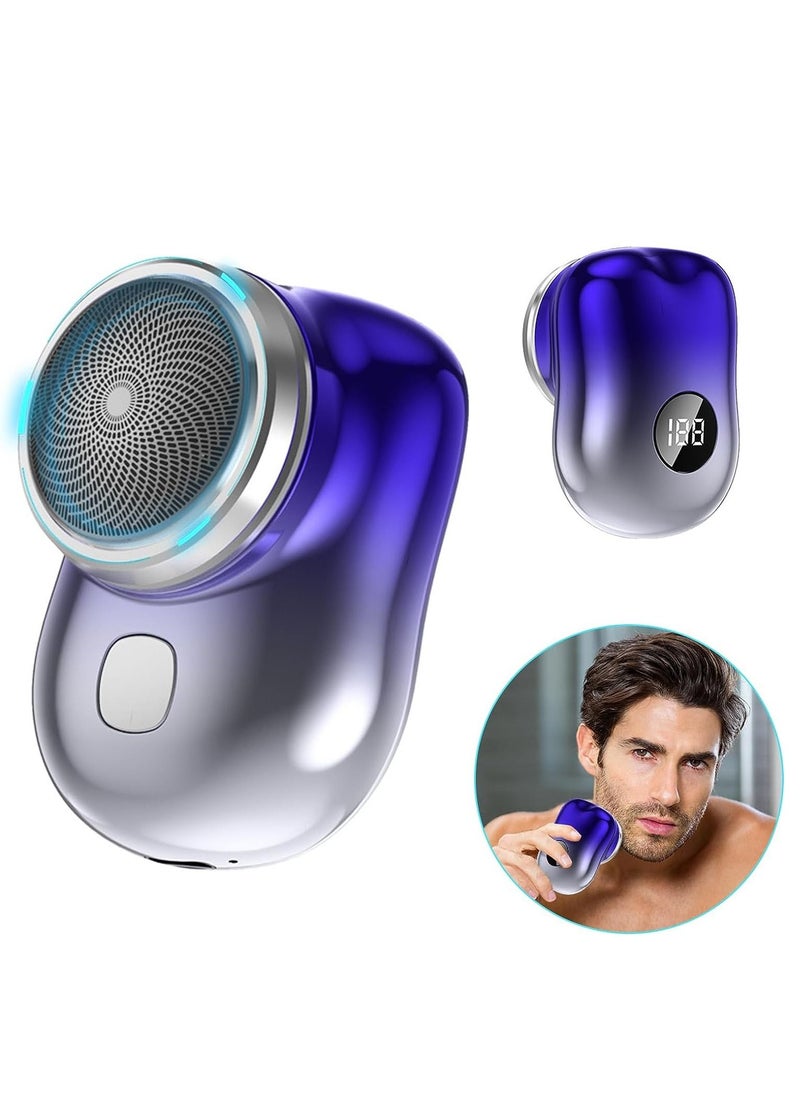 Furtey - LCD Digital Display Electric Shaver Mini Razor for Men Shaving Face Beard - Image 1