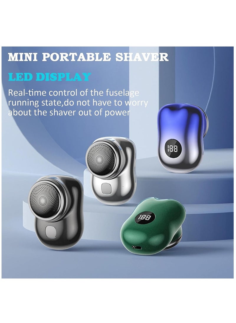 Furtey - LCD Digital Display Electric Shaver Mini Razor for Men Shaving Face Beard - Image 1