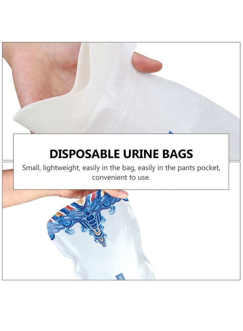 KASTWAVE Disposable Urinal Bags 4Pcs Urinal Camping Pee Bag Leakproof Hygienic Standing Pee Toilet for Car Emergency Outdoor Travel Emergency Urine Bag Car Travel Convenience Bags Men Women Car Urinals - Image 3