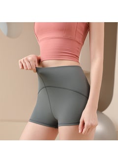 Generic Alo High Waist Yoga Shorts Breathable Toning Green 