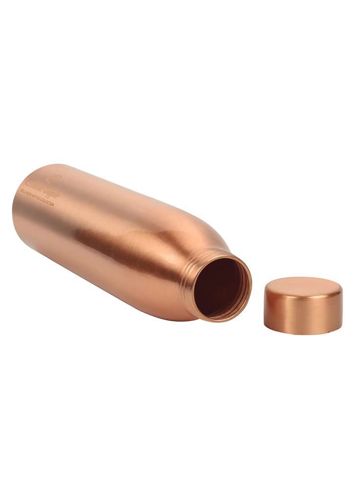Classic Steels Pure Copper Bottle One Piece Jointless Made With Pure Copper Durable LeakFree Heavy Weight Lequer Coating 1000 ML - Image 3