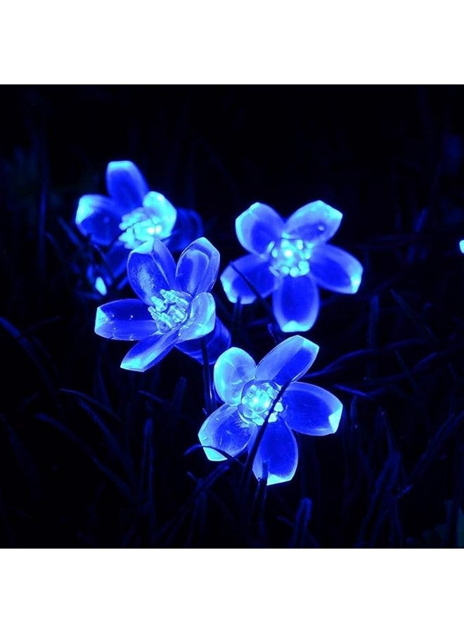 One94Store 36 LED Flower String Lights, 10 Meter, Blue | Made in India, Silicone Flower Decorative Lights for Diwali, Christmas, Wedding, Party, Home, Indoor & Outdoor Use - Image 2