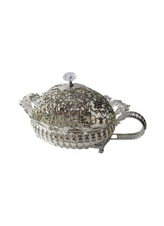 Silver  Candy Dish Decorative Candy Server for Home Kitchen Office Table With Cover Oval - pzsku/ZE74426A4B4C2CEEE7E62Z/45/_/1688461638/b6d564e8-7035-4320-8c80-836bf84587ee