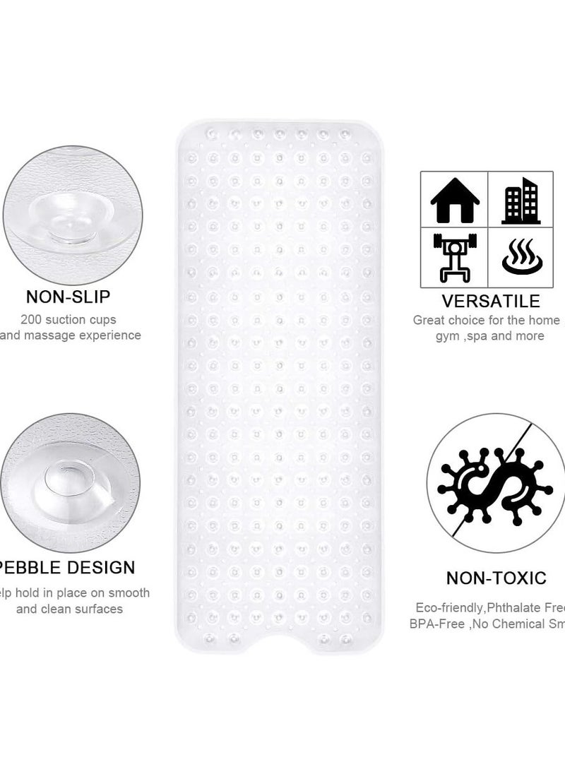 ORiTi - Bath Tub Shower Mat, 40X16in (Clear) - Image 1