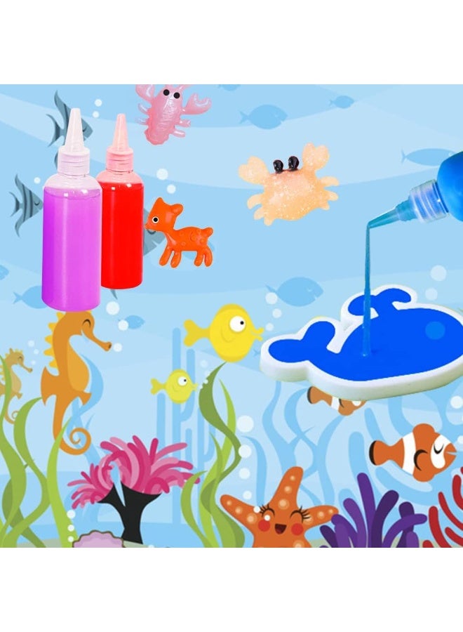 لعبة قزم الماء السحرية مبتكرة ثلاثية الأبعاد للأطفال مجموعة ألعاب مائية لحفلات أعياد الميلاد للأولاد والبنات  جل سحري للأطفال   5 ألوان - Image 3