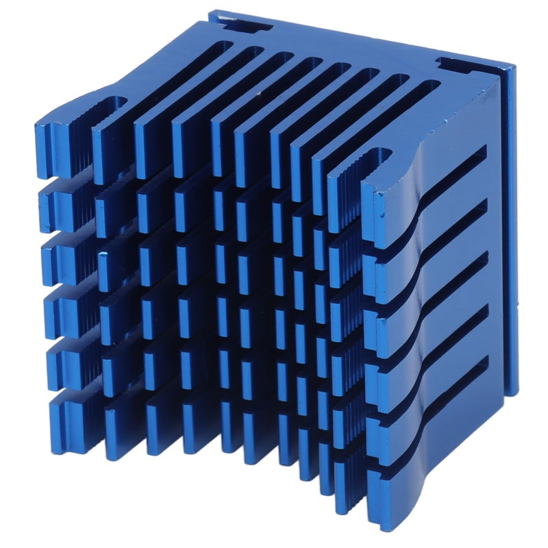 Blue Aluminum Heatsink Cooler Kit For 3D Printer Motherboard Chipset Cooling 2Pcs 40mm - Image 4