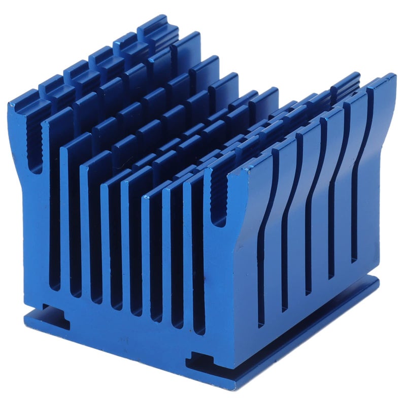 Blue Aluminum Heatsink Cooler Kit For 3D Printer Motherboard Chipset Cooling 2Pcs 40mm - Image 3