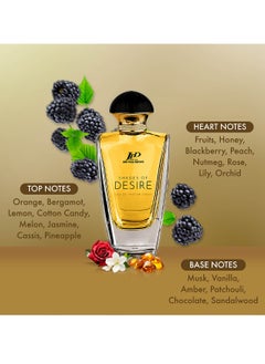 Jean Paul Dupont Shades Of Desire Eau de Parfum For Women 100ml  - Image 3