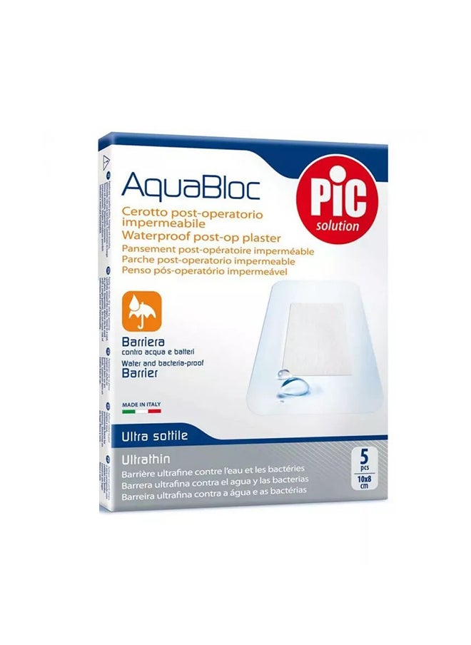 PIC Aquabloc Post Op Plaster  10X8Cm 5'S 