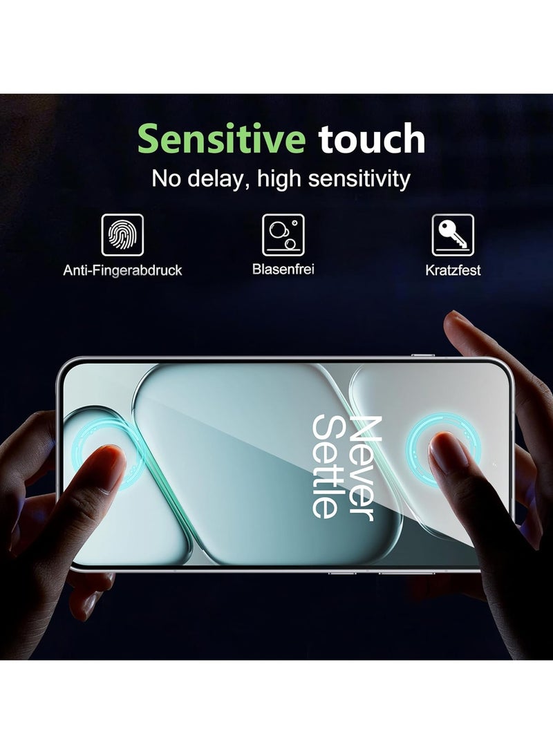 general Compatible with OnePlus 15R/ACE 6 Tempered Glass, [2+2 Pack] Screen Protector and Camera Lens Protector, 9H Hardness HD Scratch-Resistant Tempered Glass Protector - Image 3