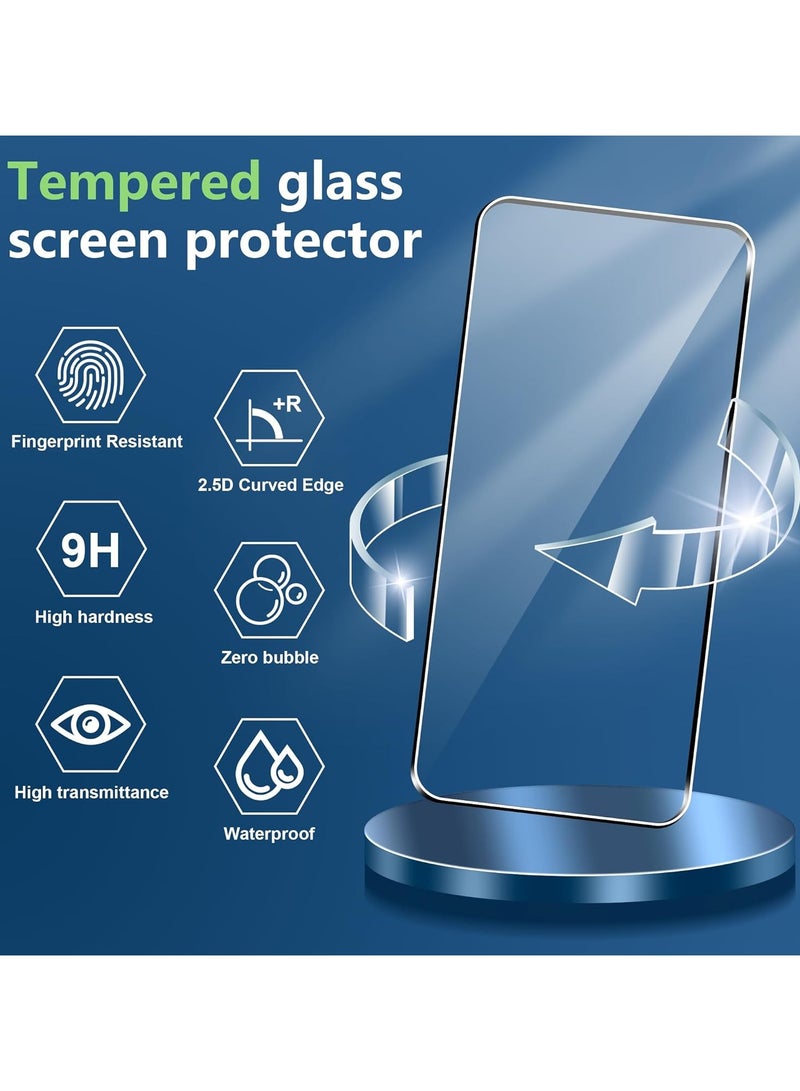 general Compatible with OnePlus 15R/ACE 6 Tempered Glass, [2+2 Pack] Screen Protector and Camera Lens Protector, 9H Hardness HD Scratch-Resistant Tempered Glass Protector - Image 2