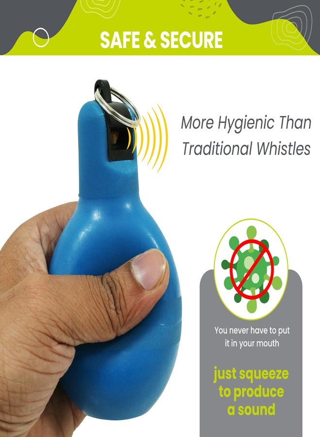 GISCO صافرة يدوية من جيسكو للمدربين (عبوة من قطعة واحدة) | اللون: أحمر | صافرة ضغط يدوية متعددة الأغراض للاستخدام الخارجي | صافرات أمان | صافرة تدريب عالية النبرة لكرة السلة، والرحلات، والتخييم، والمشي لمسافات طويلة - Image 4