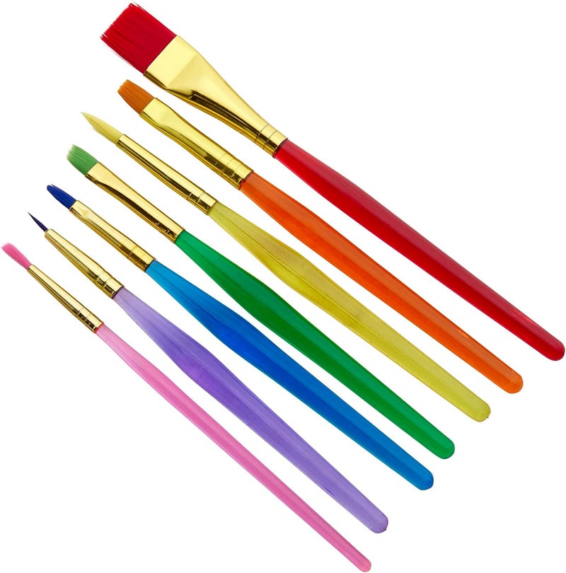 CrazArt Artist Brushes, Assorted Sizes Blist Carded, 7 Count - Image 1