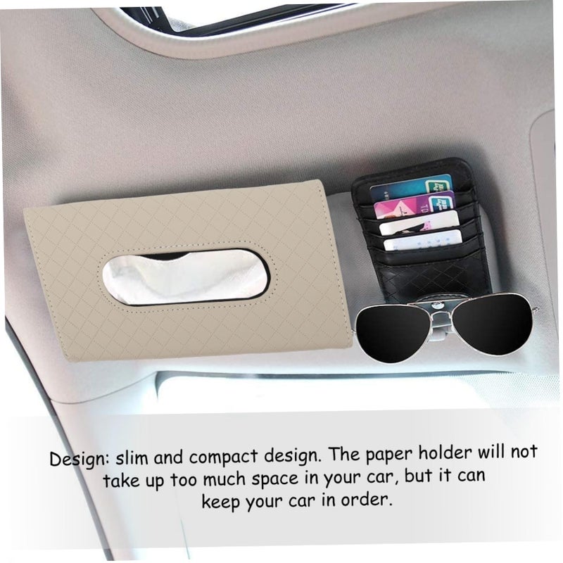 Universal Car Visor Tissue Box Cover Decorative Storage Holder For Easy Access - Image 5