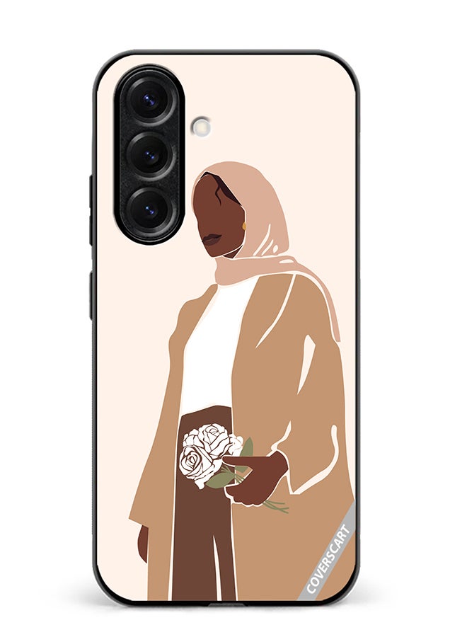 VR CREATIVE Protective Case Cover For Samsung Galaxy A56 Woman In Hijab Design Multicolour