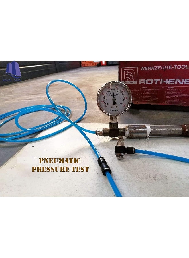 Royal Apex Pu Pipe And Fittings Polyurethane Pneumatic Pipe Push In To Connect Fittings Reducer Socket Pack Of 5 12X10Mm - Image 4