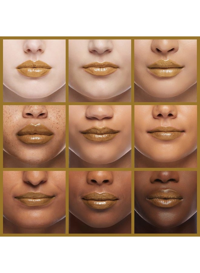 Black Radiance Metalicious Metallic Lipstick Lip Sculptor Gold Star - Image 4