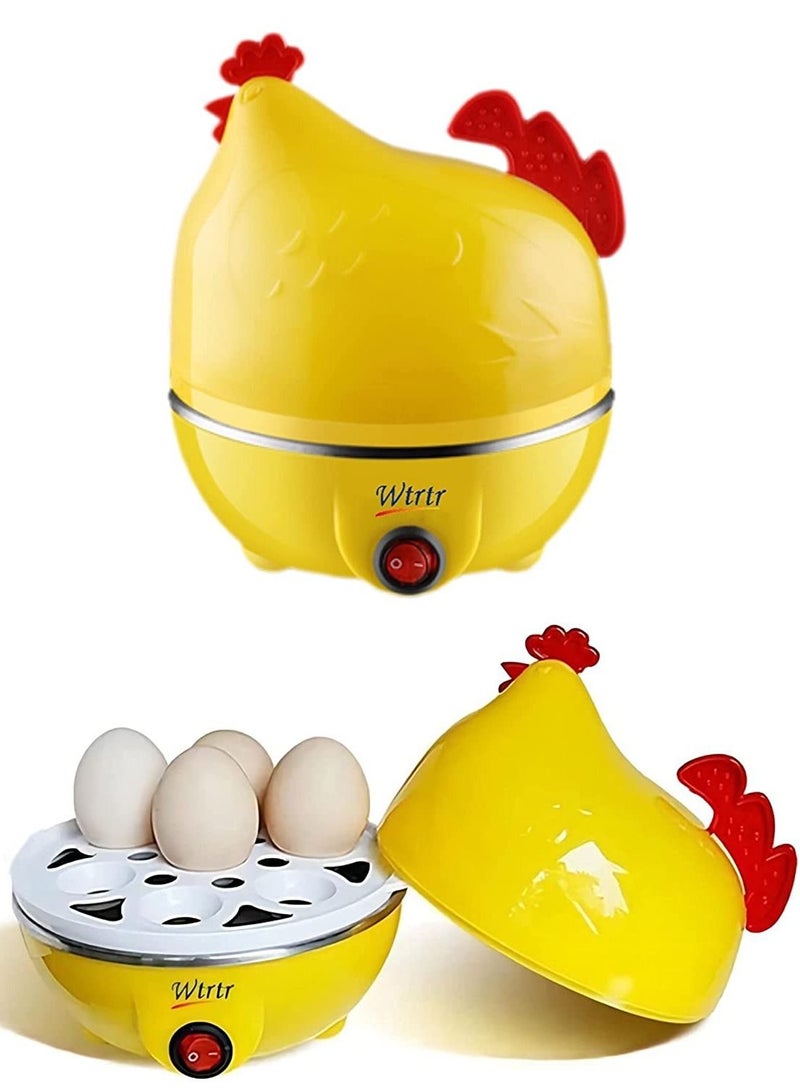 Wtrtr Egg Cooker, Electric Egg Beater, Yellow Egg Steamer, Egg Cooker, 7 Egg Volume  - Image 5