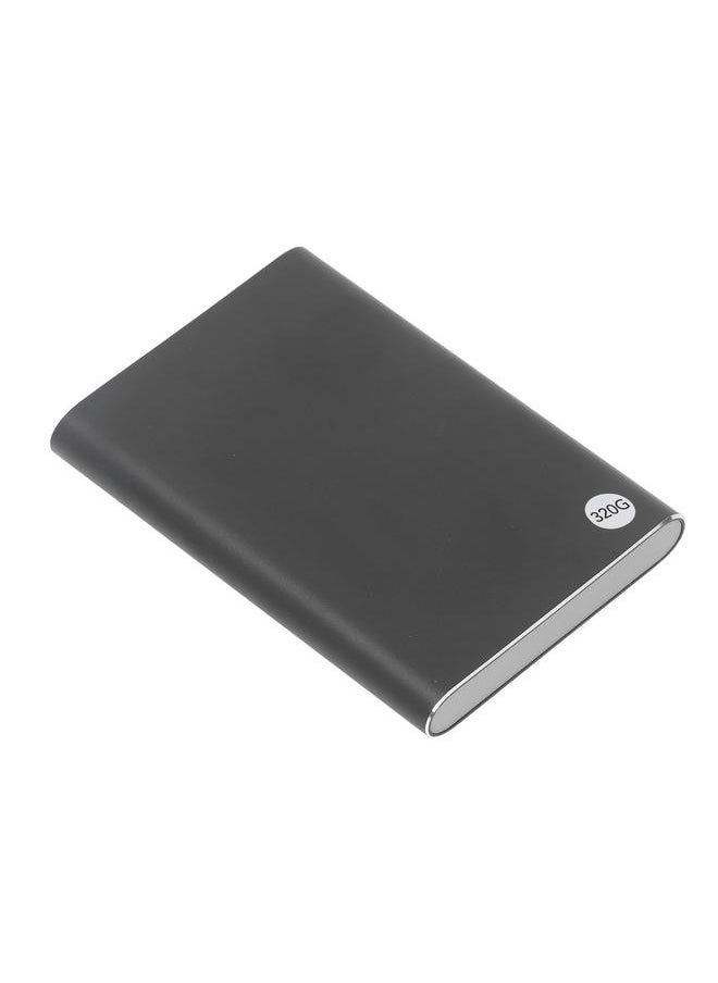 Thoraya 2.5 Inch Portable Metal External Hard Drive Type-C USB3.1 High Speed Read and Write Ultra-thin External Hard Drive for PC/Mac/Laptop/PS5/Xbox One Black 320GB  - Image 4