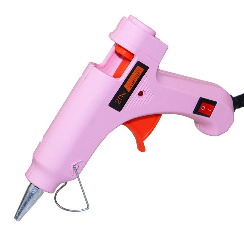 FADMAN HOT MELT GLUE GUN | OPERATING POWER 20 WATT | ON OFF SWITCH & INDICATOR | PINK MINI 5 STICKS - Image 3