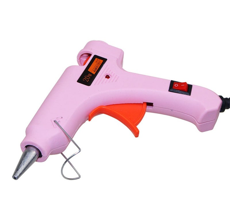FADMAN HOT MELT GLUE GUN | OPERATING POWER 20 WATT | ON OFF SWITCH & INDICATOR | PINK MINI 5 STICKS - Image 4