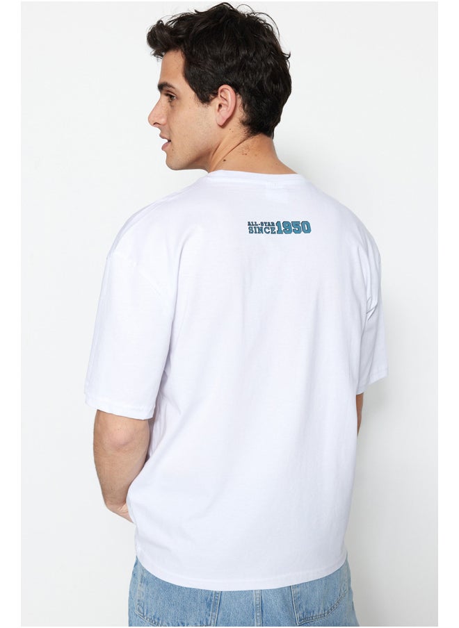 trendyol - Man T-Shirt White - Image 1