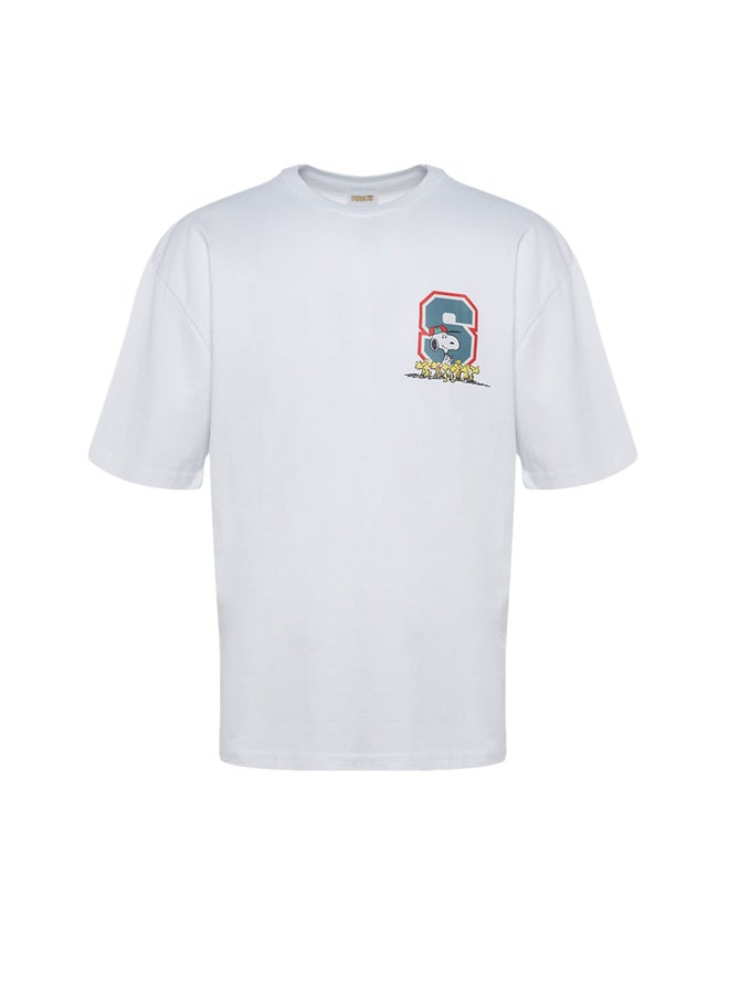 trendyol - Man T-Shirt White - Image 1