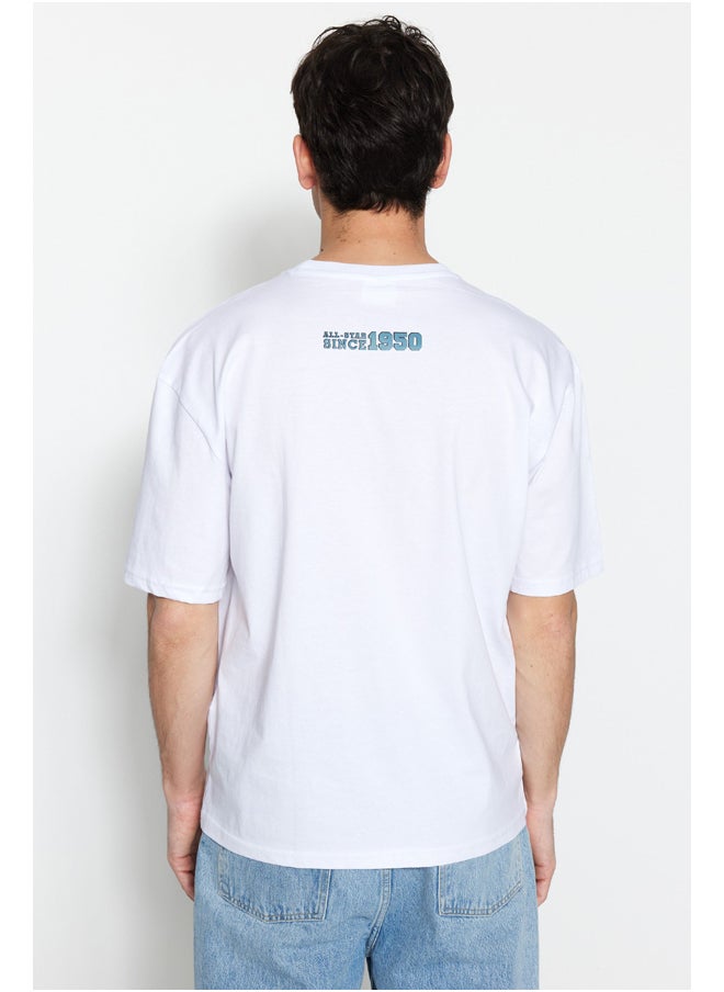 trendyol - Man T-Shirt White - Image 1