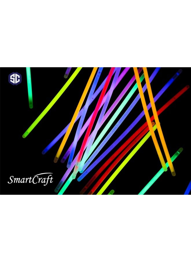 Smartcraft Glow Stick, Glow Stick Bracelets, Colors Party Favors Supplies (Pack Of 50)  - Image 2
