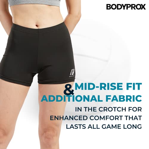 Bodyprox Volleyball Short for Women Black - Image 5