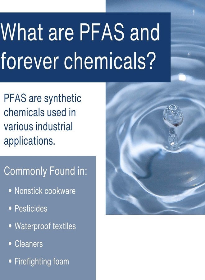 Campbell مجموعة فلتر تحت الحوض Campbell Ultrafiltration+ - صنع في الولايات المتحدة الأمريكية - تدفق عالي: 2.2 جالون في الدقيقة. يزيل حتى 99% من أكثر من 1,000 ملوث ضار بما في ذلك: PFAS، PFOA، وPFAS - معتمد من NSF 42/53 - Image 2