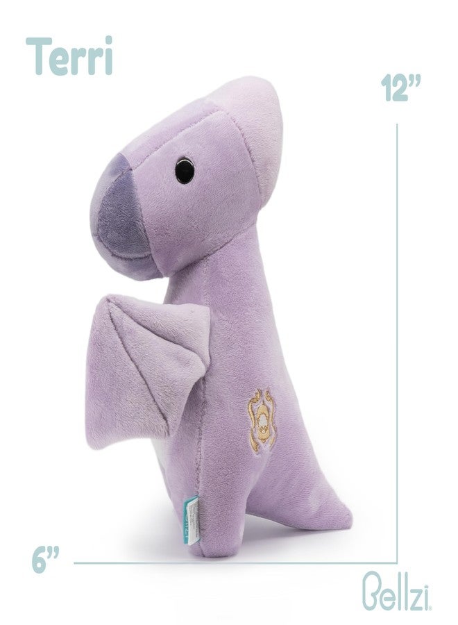 Bellzi Pterodactyl Cute Stuffed Animal Plush Toy - Adorable Soft Dinosaur Toy Plushies and Gifts - Perfect Present for Kids, Babies, Toddlers - Terri - Image 2