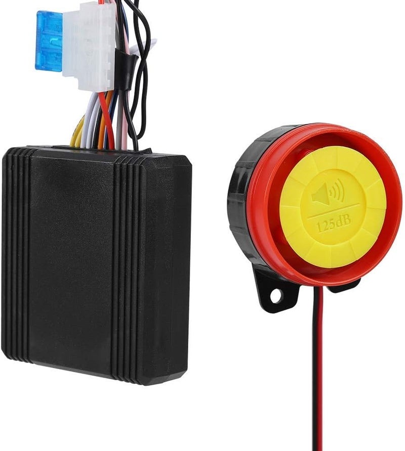 Tangxi Motorcycle Alarm System, 12V Motorcycle Anti Theft with Remote Control,125ddB Super Sound& Flashing Lights Warning,5 Sensitivity Levels,Adjustable Universal for Most 12V Motorcycles - Image 5