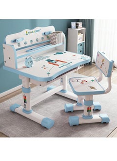 Official Kids Study Table Children Desk Desk and Chair Set B Desk Student Homework Household School New Year